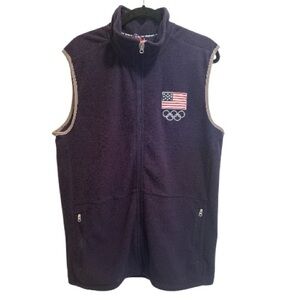 Team USA Vest with Olympic Logo, men’s size Large.